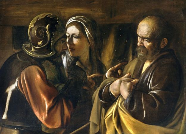 800px-The_Denial_of_Saint_Peter-Caravaggio_(1610)
